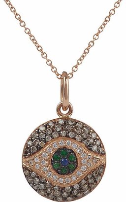 Ileana Makri Women's Diamond, Tsavorite & Sapphire Dawn Pendant Necklace