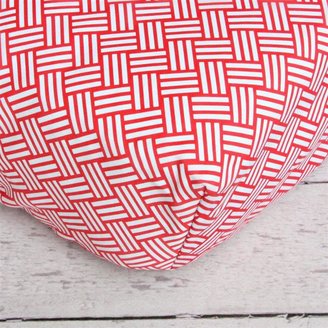 Fitted Crib Sheet Coral Rectangular