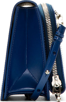 Helmut Lang Blue Vitreo Small Sling Shoulder Bag