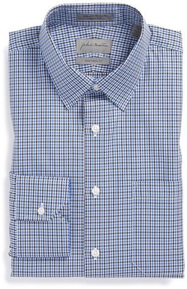 John W. Nordstrom Traditional Fit Houndstooth Dress Shirt