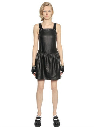 Karl Lagerfeld Paris Overalls Style Nappa Leather Dress