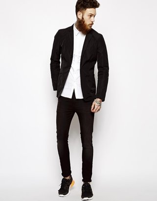 ASOS Slim Fit Blazer In Black