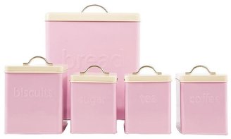 Pink 5-Piece Storage Set