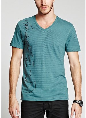 GUESS Russel Jersey V-Neck Tee