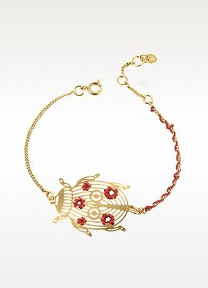 Les Nereides Ladybug Golden Bracelet