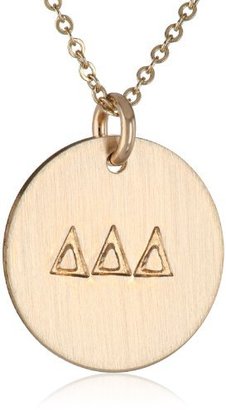 Nashelle 'Identity' Delta Delta Delta Charm Pendant Necklace