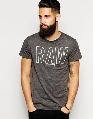 G Star T-Shirt Basswood Raw Logo Print