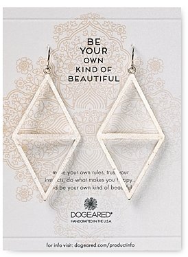 Dogeared Be Your Own Kind Of Beautiful Pyramids Earrings