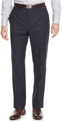 Calvin Klein Navy Striped Slim-Fit Suit