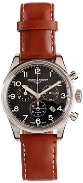 J.Crew Mougin & Piquard™ for chronograph watch in black