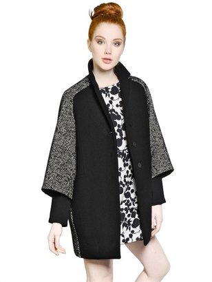 I'M Isola Marras Tweed And Wool Blend Coat