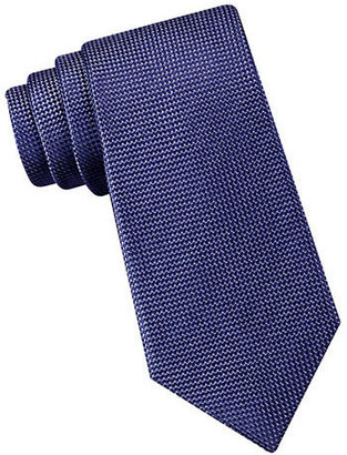 DKNY Slim Fit Micro Square Silk Tie