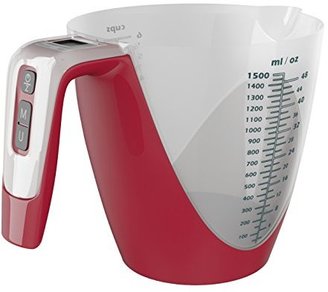 Morphy Richards 2-in-1 Kitchen Jug Scales - Red