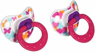 NUK Baby Talk Puller Pacifier in Assorted Colors and Styles, 0-6 Months