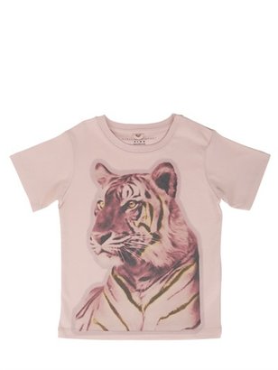 Stella McCartney Kids - Tiger Printed Cotton Jersey T-Shirt