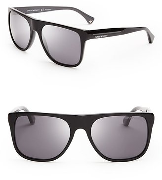 Emporio Armani Polarized Essential Leisure Wayfarer Sunglasses