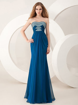 Angela & Alison Angela and Alison - 41026 Strapless Interweaved A-Line Long Gown