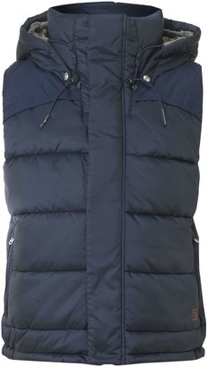 G Star Men's G-Star Whistler vest with cocoon hood