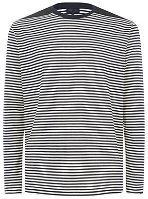 Lanvin Horizontal Stripe Long Sleeve T-Shirt