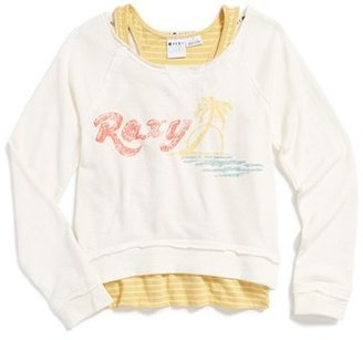 Roxy 'Fall Crush' Sweatshirt (Big Girls)