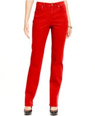 Style&Co. Style & Co Tummy-Control Straight-Leg Jeans, Only at Macy's