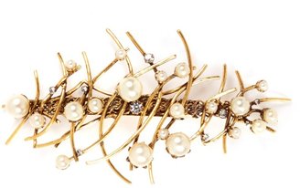 Erickson Beamon 'Stratosphere' pearl crystal branch hair clip
