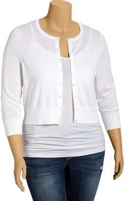 Old Navy Women's Plus Cropped Button-Front Cardis