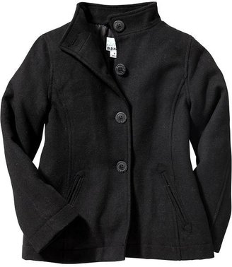 Old Navy Girls Single-Breasted Wool-Blend Peacoats