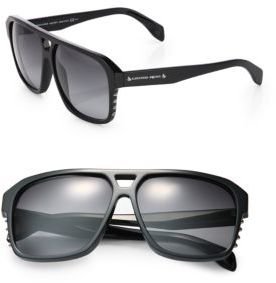 Alexander McQueen Studded Acetate Sunglasses