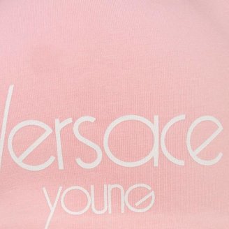 Versace Young VERSACEBaby Girls Pink Logo Hat