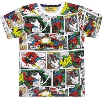 Spiderman Fabric Flavours Kids Comic Strip t-shirt