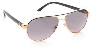 Gucci Aviator Sunglasses with Glitter Temples