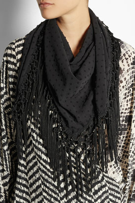 Altuzarra for Target Swiss-dot chiffon scarf