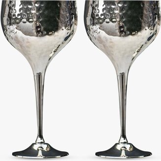 Culinary Concepts Hammered Wine Goblets