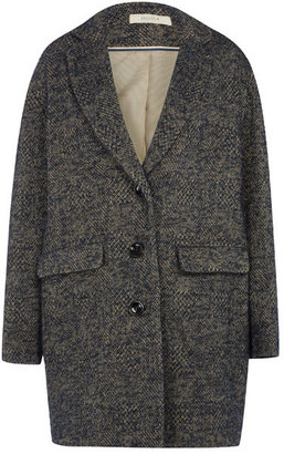 Sessun Navy Tweed Coat