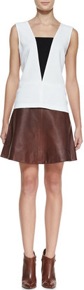 A.L.C. Stevenson Leather Skirt