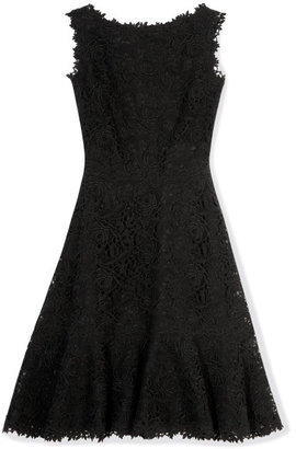 Valentino Sleeveless Dress with A Line Voulant Hem
