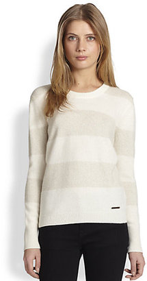 Burberry Lurex-Striped Sweater