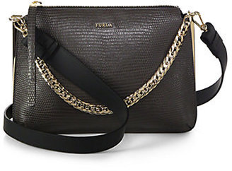 Saks Fifth Avenue Furla Exclusively for Zenith Teju-Embossed Leather Shoulder Bag
