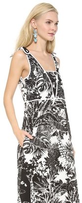 See by Chloe V Neck Dress with Shoulder Ties