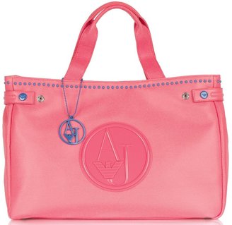 Armani Jeans V5.242.U4 Blue Detail Pink Women's Bag