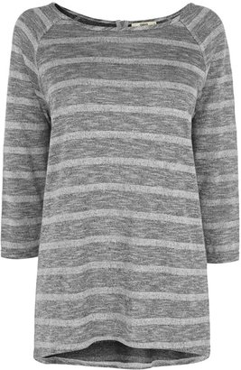 Oasis Zip stripe sweater