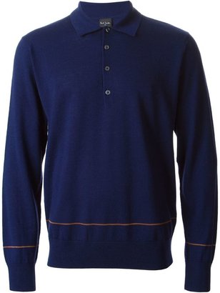 Paul Smith knitted polo shirt