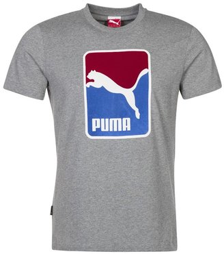 Puma Print Tshirt medium gray heather