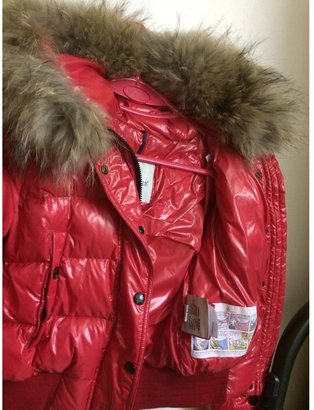 Moncler Red Biker jacket