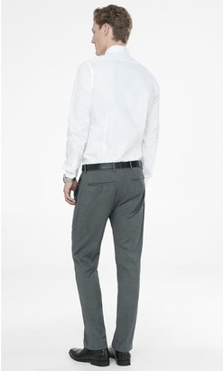 Express Modern Producer Stretch Wool Blend Gray Suit Pant