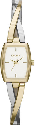 DKNY NY2235 Crosswalk stainless steel and gold-plated watch