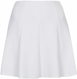 Topshop White Scuba Flippy Skirt