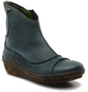 El Naturalista Women's Funghi N°380 Zip-up Ankle Boots in Blue