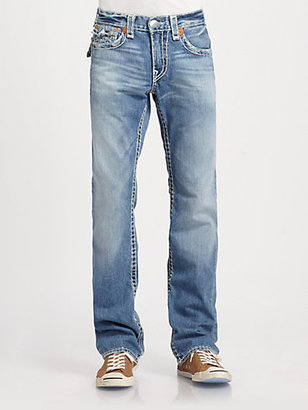 True Religion Ricky Super-T Straight-Leg Jeans